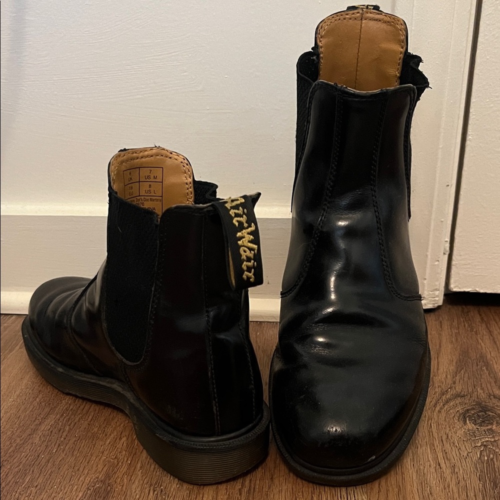 Dr. Martens Black Leather Chelsea Boots